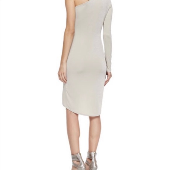BCBG MAXAZRIA TAN/SILVER COCKTAIL DRESS - XS - Picture 2 of 9